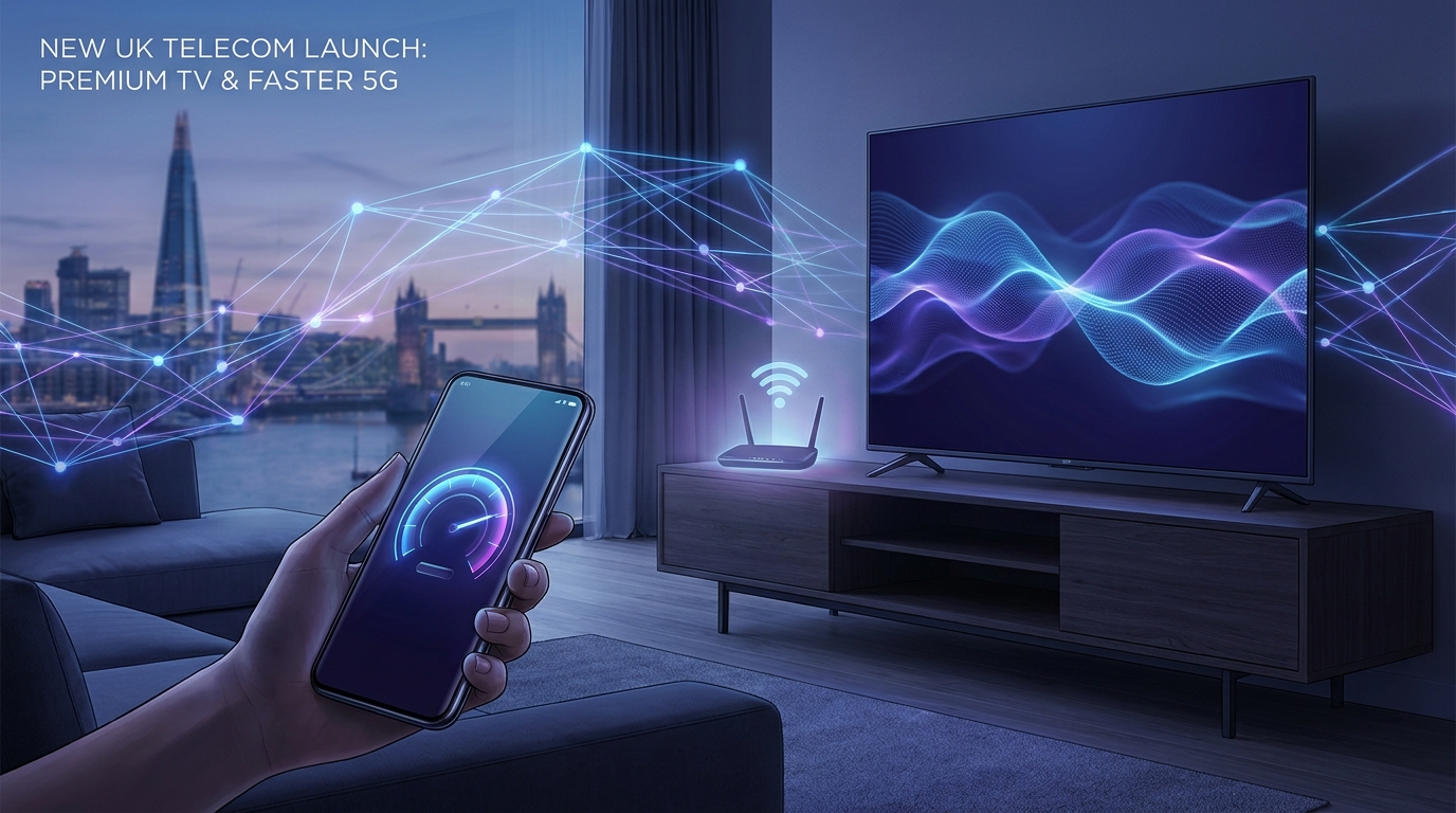 VodafoneThree TV-szolgáltatás: új brit ajánlat garantált mobilsebességgel